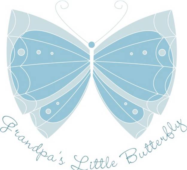 Picture of Grandpas Little Butterfly SVG File