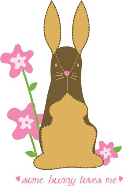 Picture of Some Bunny Loves Me SVG File