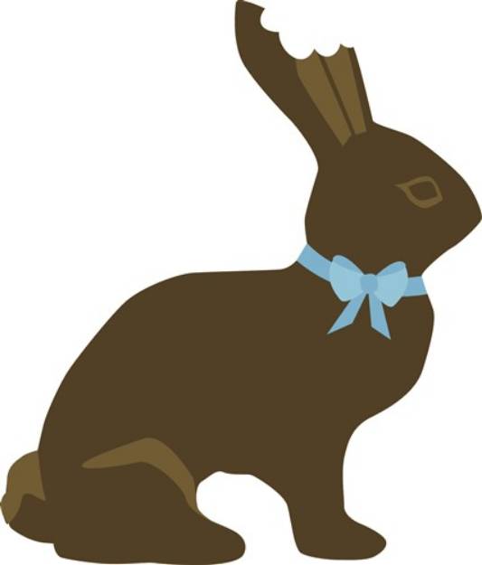 Picture of Chocolate Bunny SVG File