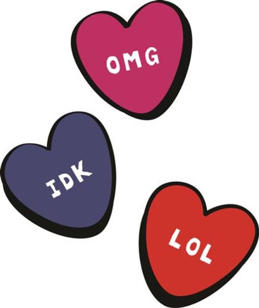 Picture of Valentines Hearts SVG File
