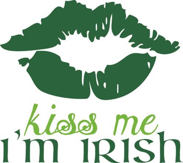 Picture of Kiss Me Im Irish SVG File