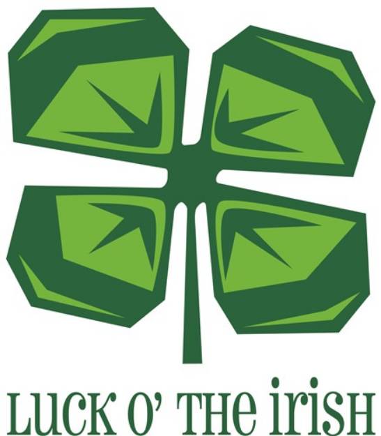 Picture of Luck O The Irish  SVG File