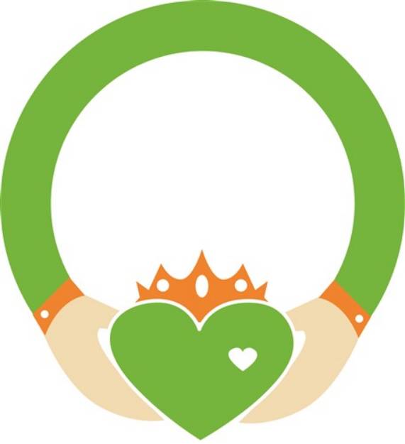 Picture of Irish Claddagh SVG File