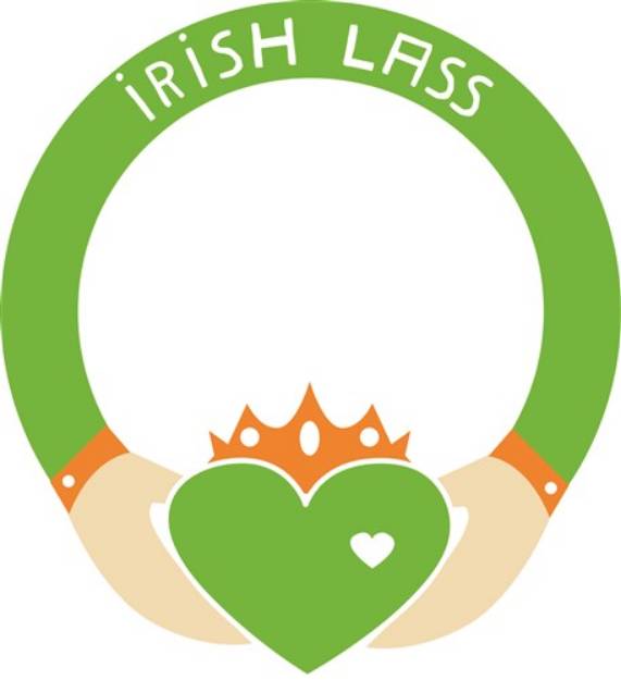 Picture of Irish Lass   SVG File