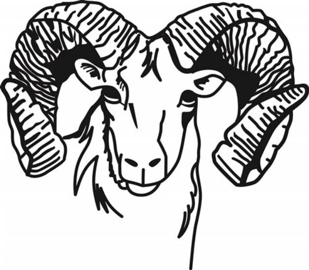 Picture of Rams SVG File