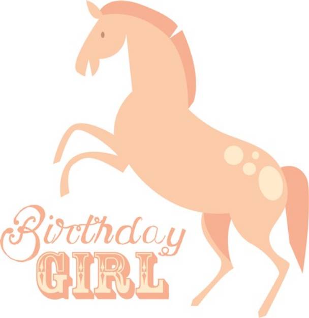 Picture of Birthday Girl   SVG File