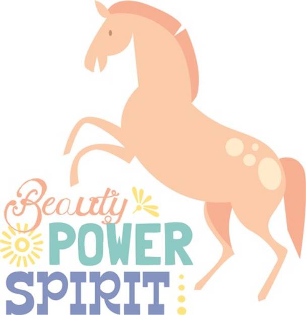 Picture of Beauty Pony SVG File