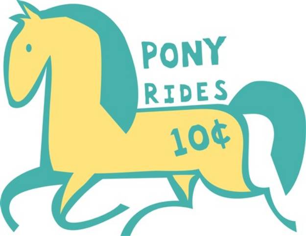 Picture of Pony Rides SVG File