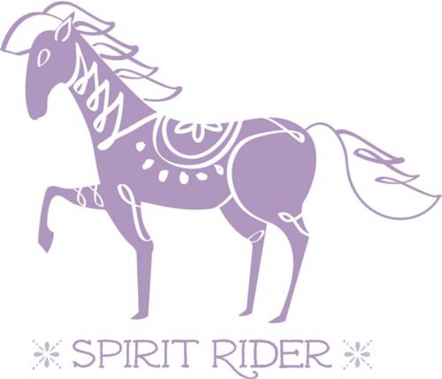 Picture of Spirit Rider SVG File