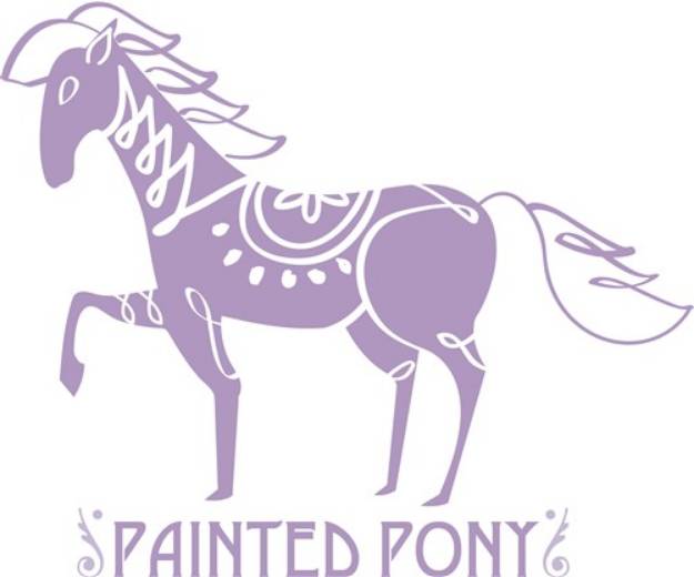 Picture of Painted Pony SVG File