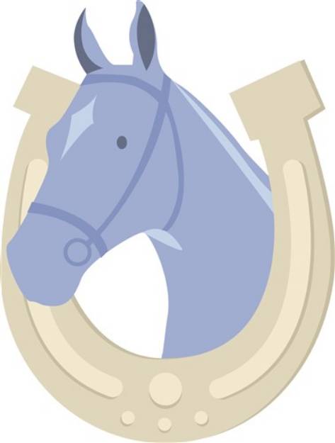 Picture of Horseshoe Pony SVG File