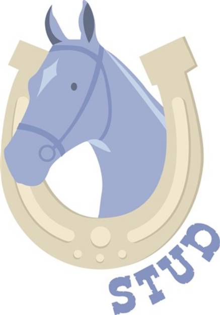 Picture of Stud Horse SVG File