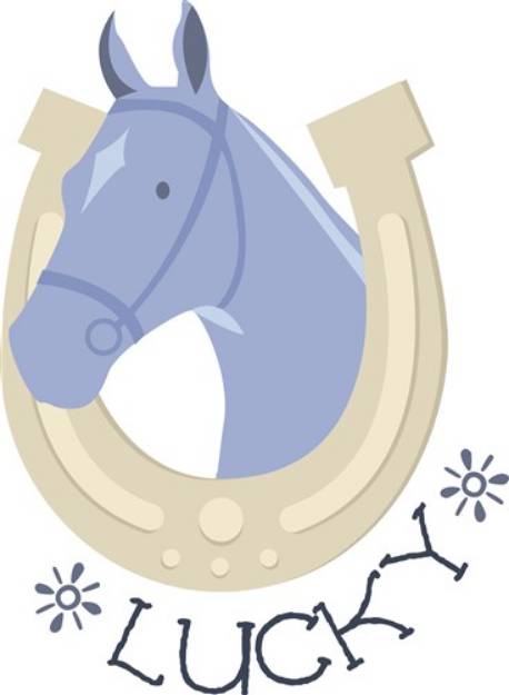 Picture of Lucky Horse SVG File