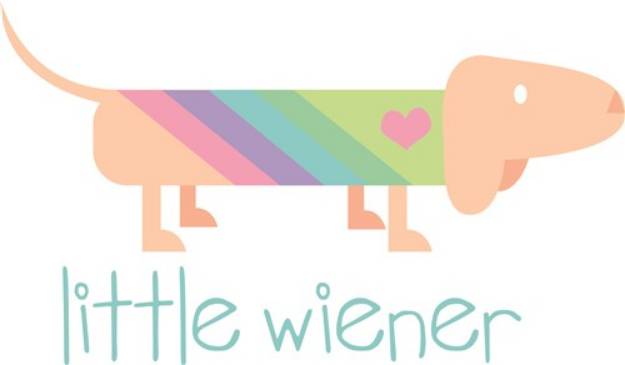 Picture of Little Wiener SVG File