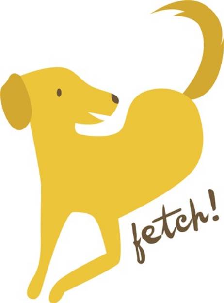Picture of Fetch Retriever SVG File