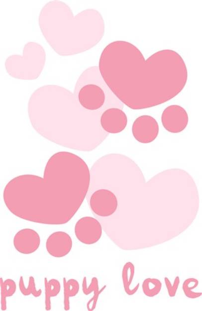Picture of Puppy Love SVG File