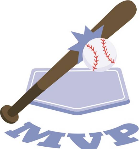 Picture of Baseball MVP SVG File