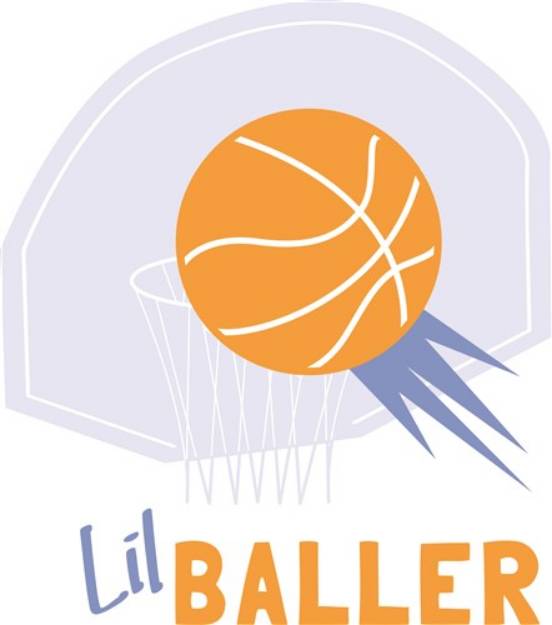 Picture of Lil Baller SVG File