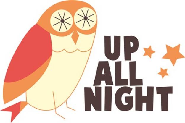 Picture of Up All Night SVG File