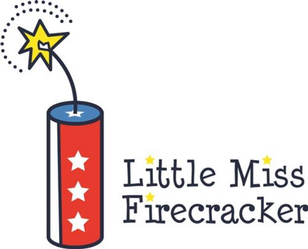 Picture of Miss Firecracker SVG File