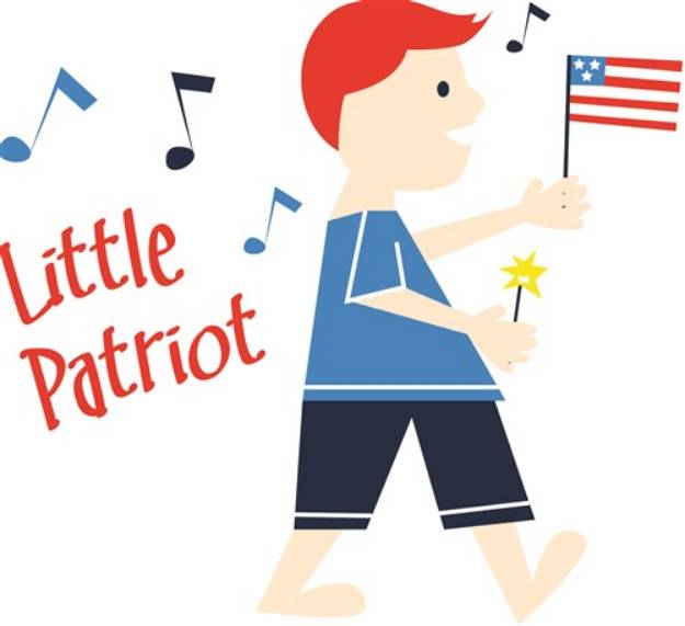 Picture of Little Patriot SVG File