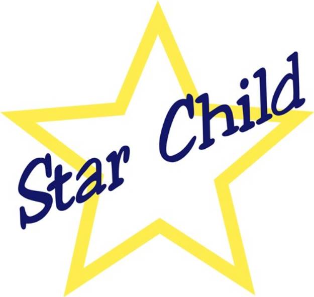 Picture of Star Child SVG File
