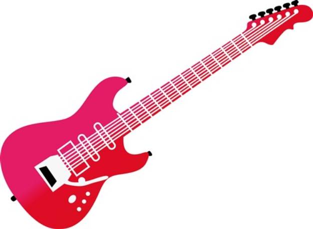Picture of Guitar SVG File