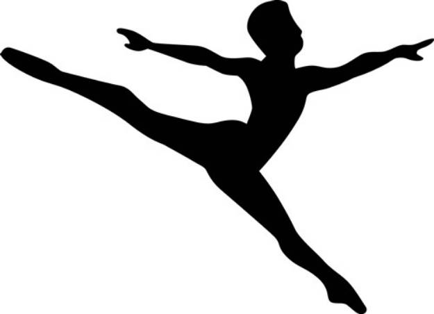 Picture of Dancer Silhouette SVG File