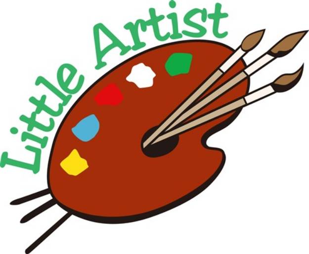 Picture of Little Artist SVG File