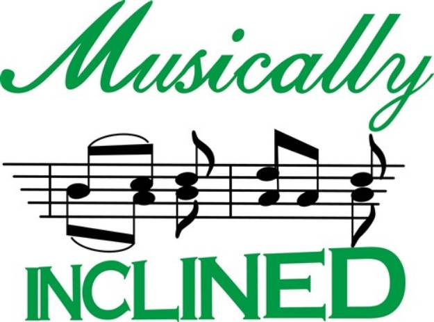 Picture of Musically Inclined SVG File