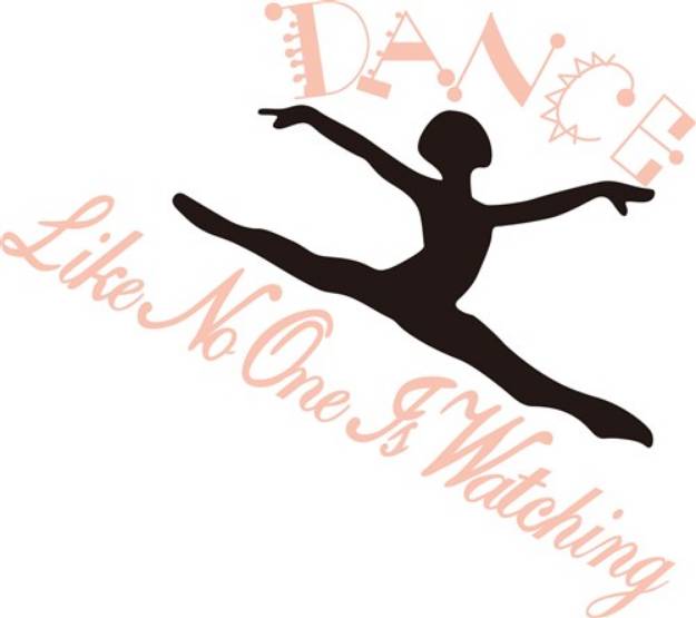 Picture of Dance Like No One is Watching SVG File