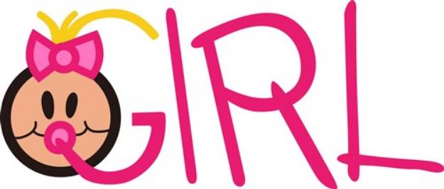 Picture of Girl Lettering SVG File