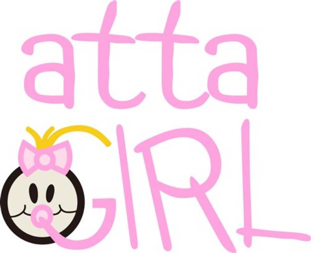 Picture of Atta Girl SVG File