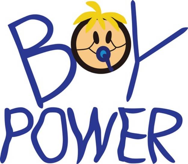 Picture of Boy Power SVG File