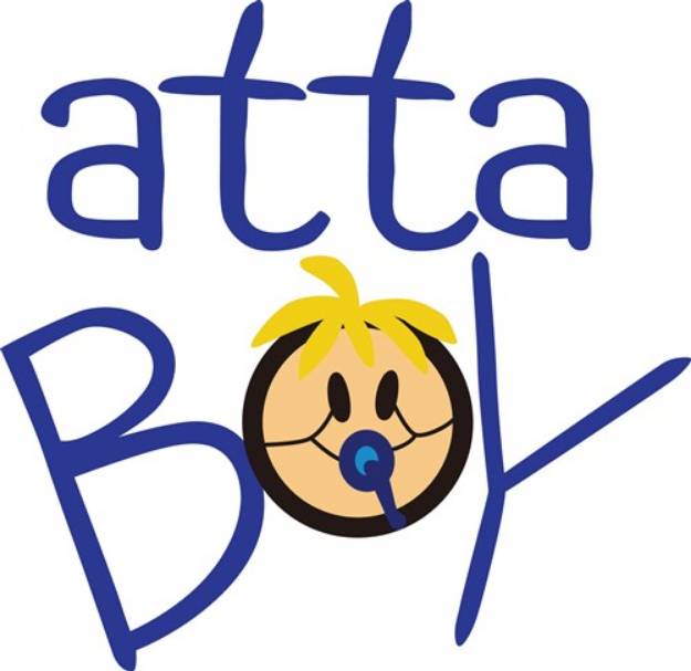 Picture of Atta Boy SVG File