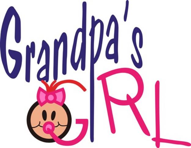 Picture of Grandpas Girl SVG File