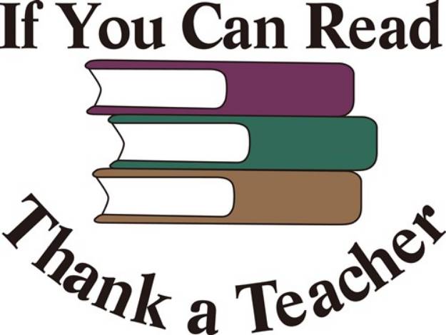 Picture of Thank a Teacher SVG File