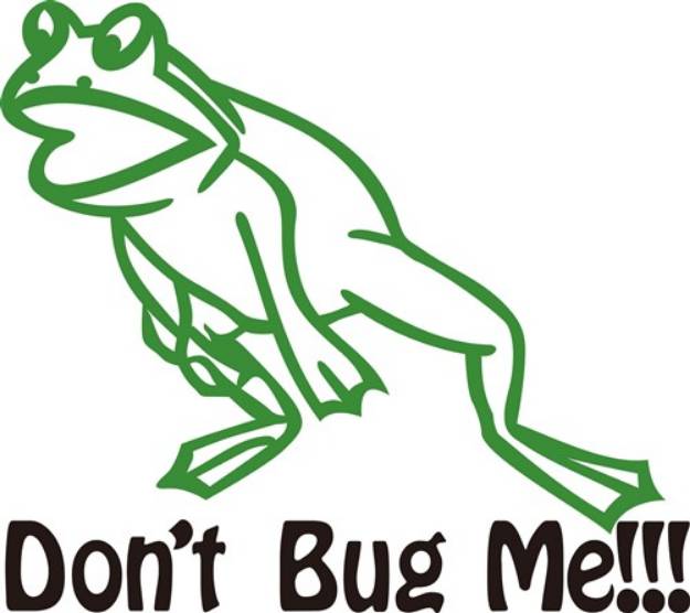 Picture of Dont Bug Me SVG File