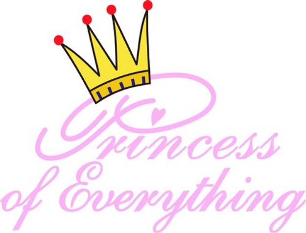 Picture of Princess of Everything SVG File