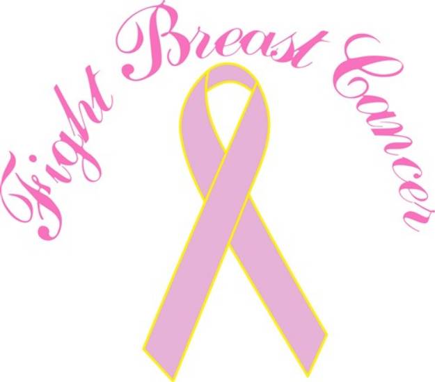 Picture of Fight Breast Cancer SVG File