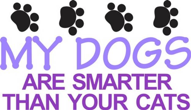 Picture of Dogs Are Smarter SVG File