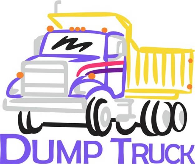 Picture of Dump Truck SVG File