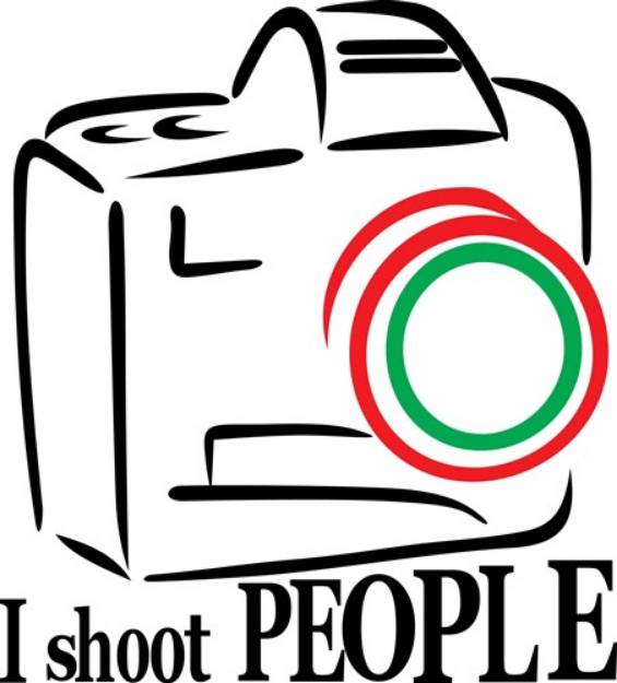 Picture of I Shoot People SVG File