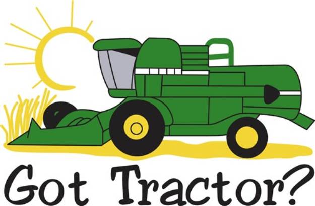 Picture of Got Tractor? SVG File