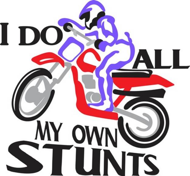Picture of I Do Stunts SVG File