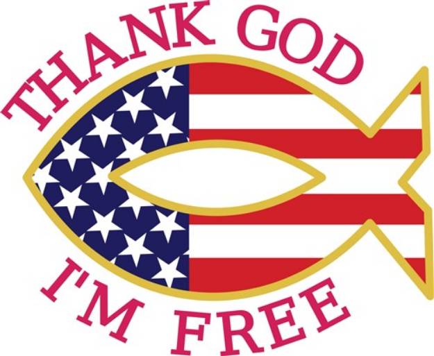 Picture of Thank God Im Free SVG File