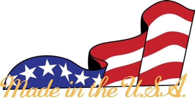 Picture of Made in the USA SVG File