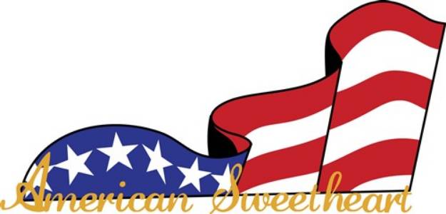 Picture of American Sweetheart SVG File