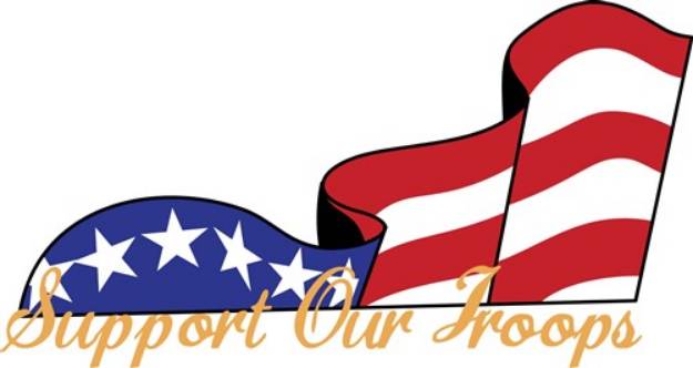 Picture of Support Our Troops SVG File