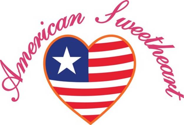 Picture of American Sweetheart SVG File